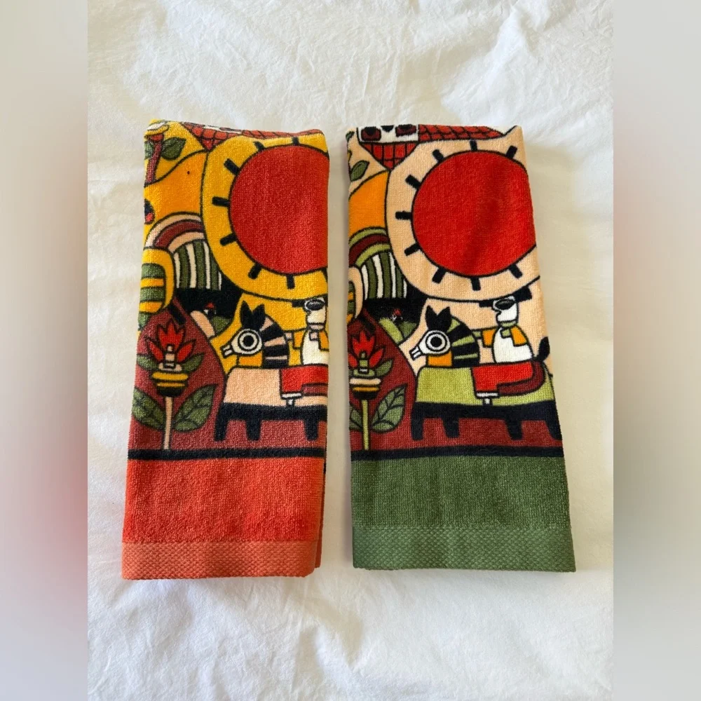 Hilasal | Set 2 | Vintage Hand Towels | Fernando La Palma Novelty El Salvador